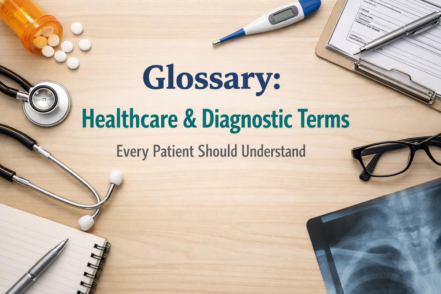 Glossary: Healthcare & Diagnostic Terms Every Patient Should Understand