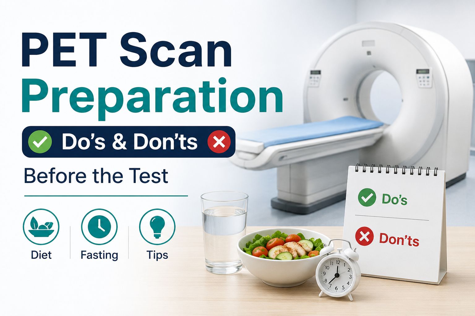 PET Scan Preparation Do's and Don'ts Before the Test (Diet, Fasting & Tips)