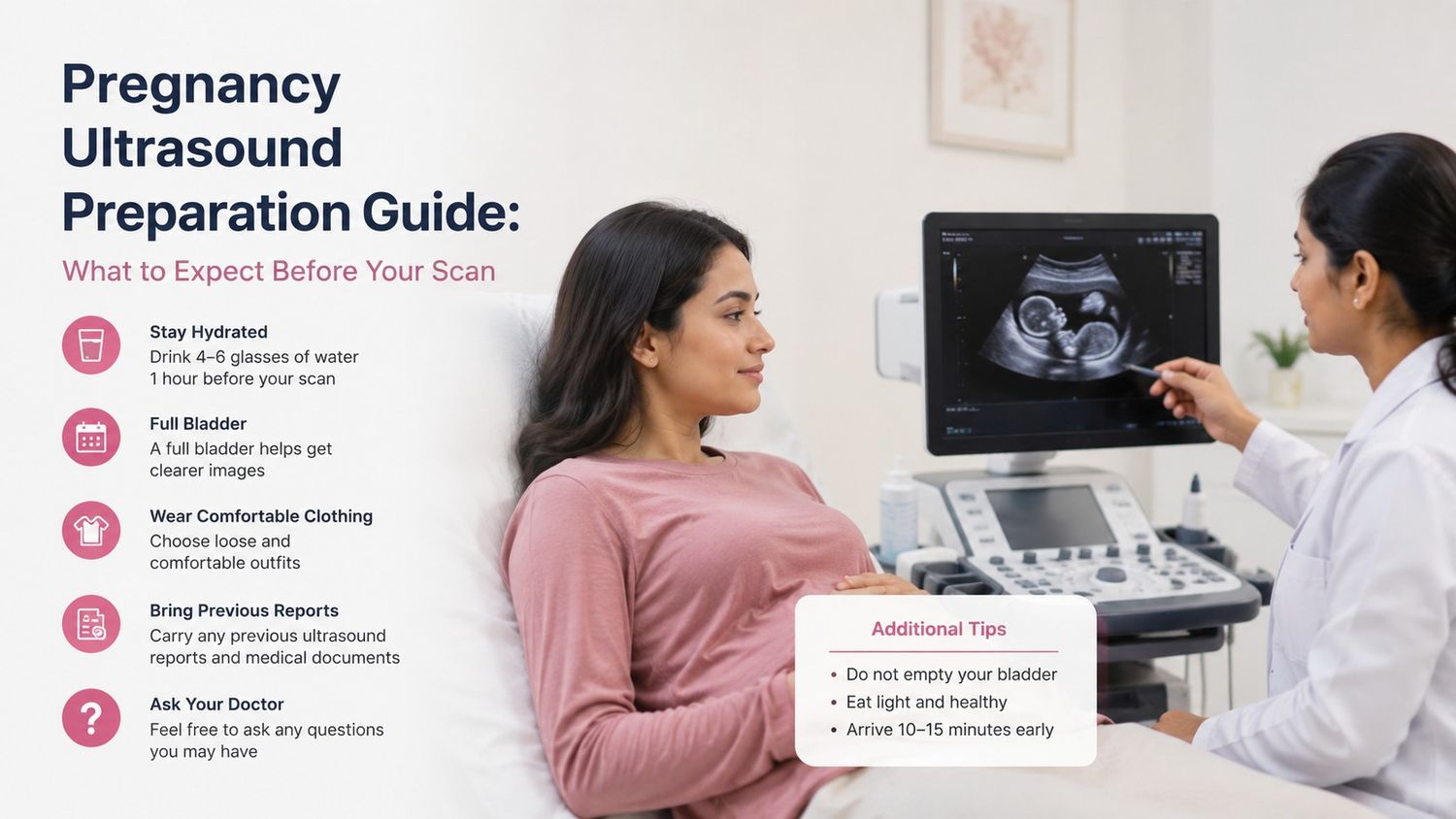 Pregnancy Ultrasound Preparation Guide: What to Expect Before Your Scan