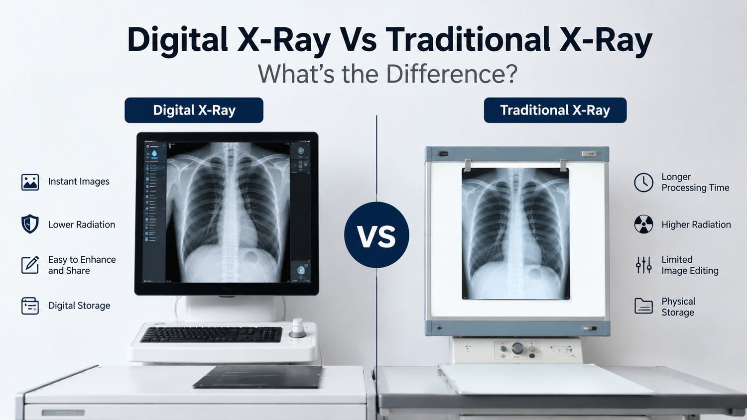 Digital X-Ray Vs Traditional X-Ray What’s the Difference
