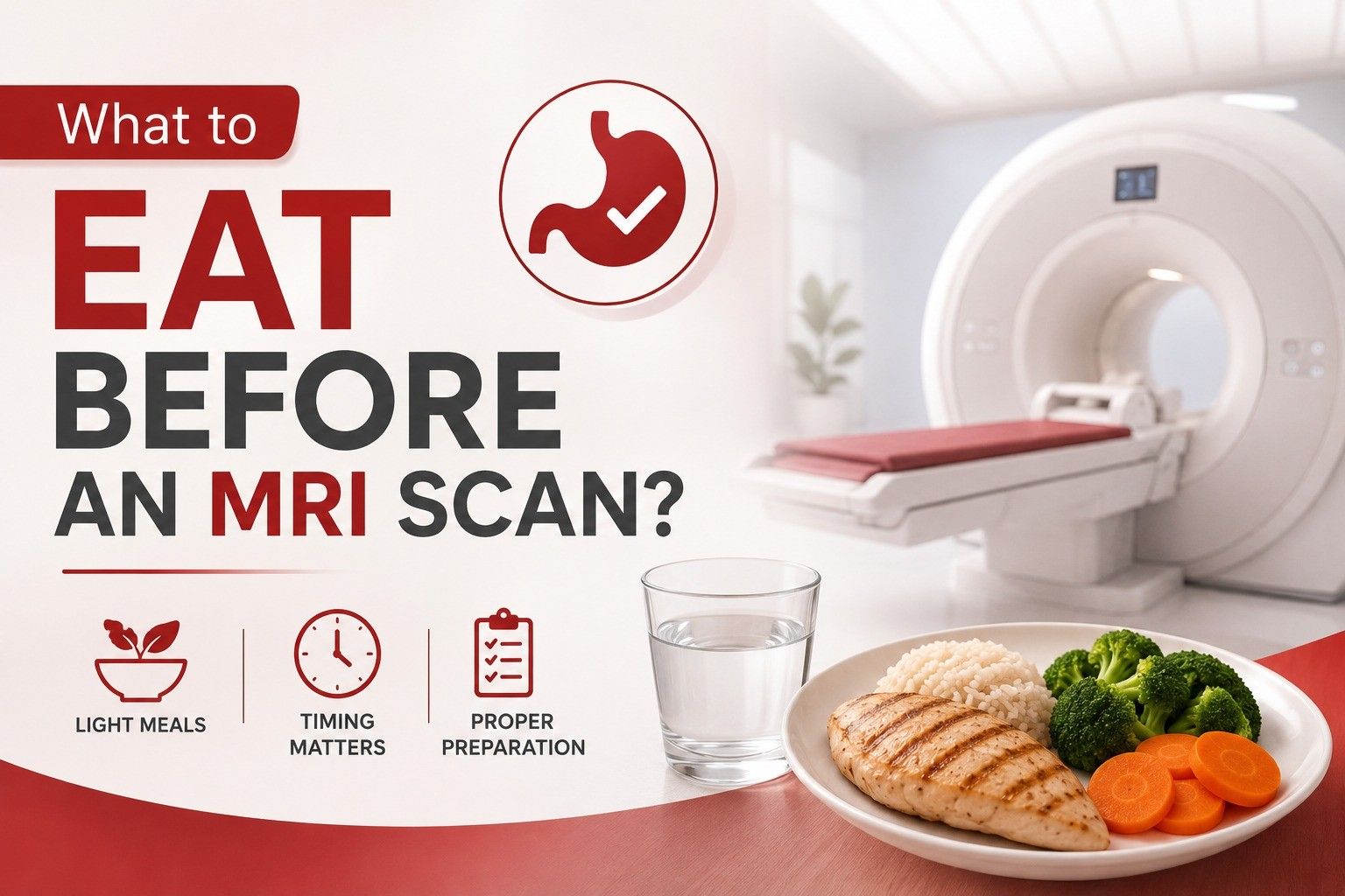 What to Eat Before an MRI Scan?  Foods, Fasting & Preparation Guide